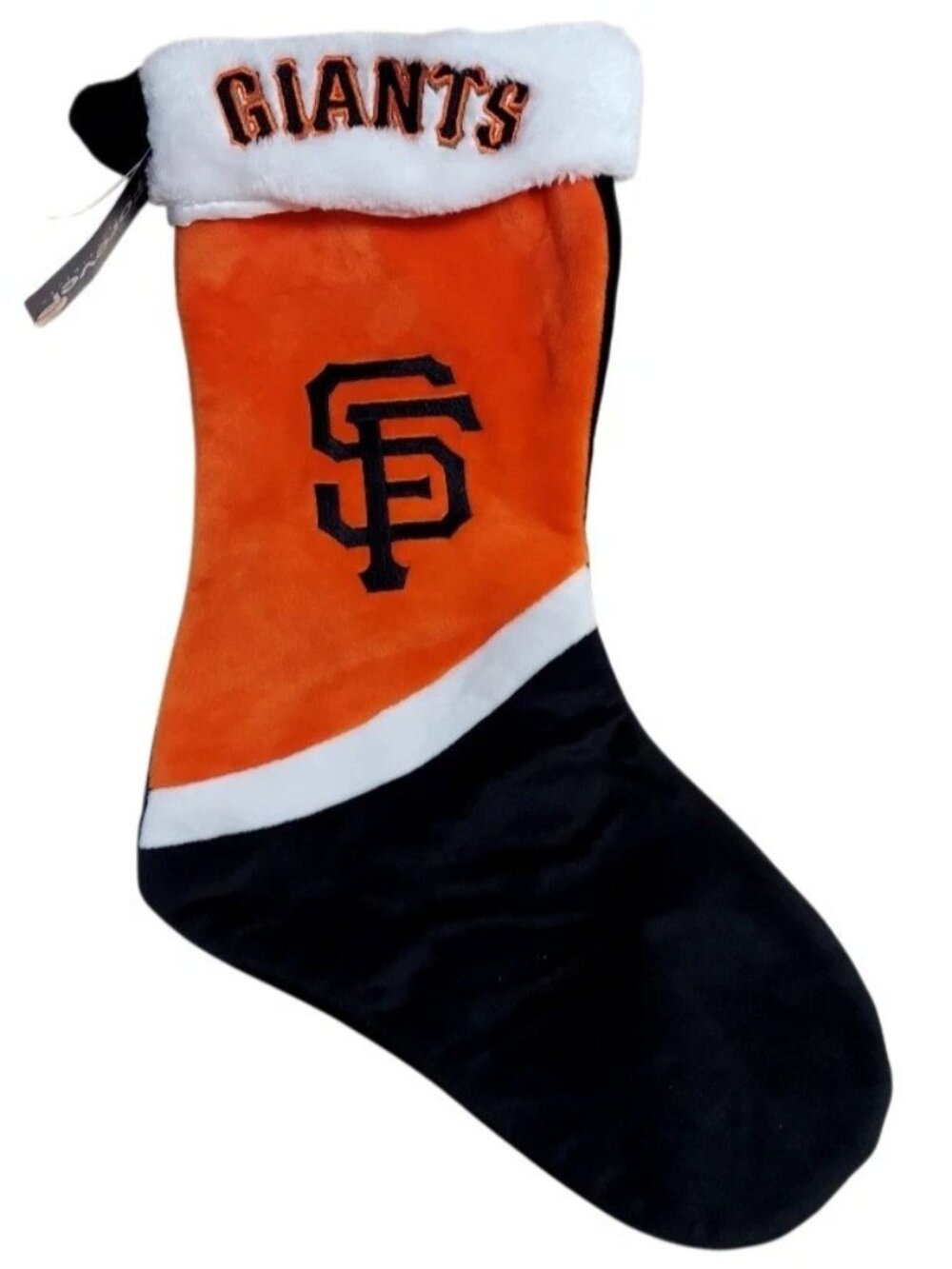 San Francisco Giants Stocking Christmas Holiday Black Orange Forever Company